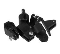 balacoo Set 6 Pezzi Accessori per Bimini Top per Yacht Supporti in Plastica Nera, Morsetti Scorrevoli da 25,4mm per Protezione Solare e Uso Versatile Stili Multipli Stili Multipli
