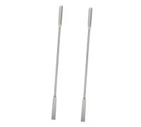 Balacoo Spatola da per Prelievo Dosi Doppia Estremità in Inossidabile 304 Resistente Acidi e 18 Cm Pala Piatta a Forma di U 2 in Aula e Università