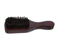 Balacoo Spazzola per Barba Marrone in Setole e Legno Robusta per Rimuovere Frammenti di Barba, la Pulizia Quotidiana la Personale Maschile