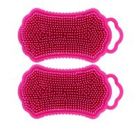 Balacoo Spazzola per Chioma e Pulizia Profonda 2 Pezzi in Silicone per Massaggio del Capelluto Effetto Stimolante e Delicato per Uso Quotidiano