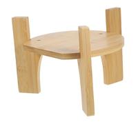 balacoo Supporto in Bamboo per Dispenser Bevande e Tazze da Tè Base Rotonda Multifunzionale per Erogatore Portavaso e Semplice e Resistente Facile da e Manutenere