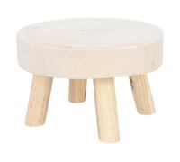 balacoo Supporto in Legno per Vaso da Fiori, Sgabello Basso Robusto | Decorazione per Balcone e Cortile, Tiene le Piante Sollevate da Terra, Uso Interno in Salotto