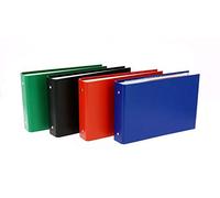 Balacron A5 - Raccoglitore per raccoglitore con dorso 35 mm, 2 anelli rotondi, copertina in PVC, colori assortiti più 4 divisori