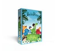 BALADINO - Gioco da tavolo per bambini, una corsa con i dinosauri, 5 anni in su, ideale in famiglia, da 2 a 4 giocatori, veloce, facile e divertente, tattico, Kiwizou - Blackrock Games
