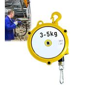 Balaer A Molla 1-3/3-5/5-9kg, Saldatura Appesa A Molla Retrattile con Gancio in Acciaio Legato Divaricatore A Tensione Sospesa per Appendere Oggetti Pesanti per Ridurre L'affaticamento, 3-5kg