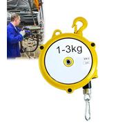 Balaer A Molla 1-3/3-5/5-9kg, Saldatura Appesa A Molla Retrattile con Gancio in Acciaio Legato Divaricatore A Tensione Sospesa per Appendere Oggetti Pesanti per Ridurre L'affaticamento, 1-3kg