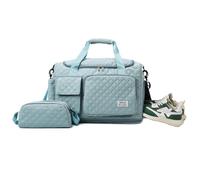 Balakaka 34 L Borsone da Viaggio con Borsa Piccola da 1,5 L, Borsa da palestra da Viaggio con Tracolla Rimovibile, Impermeabile Borsone da Palestra Grande con Tasca Bagnata, Blu lago