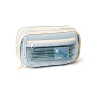 Balakaka Astuccio Portamatite con 9 Scomparti, Astuccio Grande Capacità per Circa 100 Penne, Cancelleria Organizer per Scuola e l'ufficio Regalo per Ragazze Ragazzi, Blu