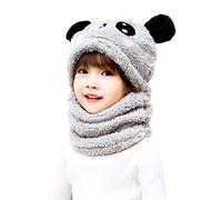 Balakaka Bambino Berretto, Carino Morbido e Leggero bambino Sciarpe con cappuccio, Set Sciarpa Cappello Invernale, Invernale Caldo Cappello Foderato in Pile per Bambini
