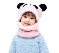 Balakaka Bambino Berretto, Carino Morbido e Leggero bambino Sciarpe con cappuccio, Set Sciarpa Cappello Invernale, Invernale Caldo Cappello Foderato in Pile per Bambini