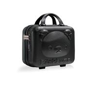Balakaka Beauty Case da Viaggio 10L con Blocco Password, Impermeabile Valigetta Trasporto Trucchi Valigia con Maniglia, Valigetta Trucchi con Cerniera Custodia Cosmetica in ABS, nero