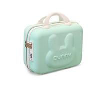 Balakaka Beauty Case da Viaggio per Cosmetici Password Borsa Cosmetica, Beauty Case Rigido regalo della ragazza, Borsa da Toilette Portatile Impermeabile in ABS Custodia con Manico Verde menta