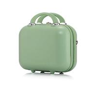 Balakaka Beauty Case da Viaggio per il trucco per le donne, Rigido Beauty Case da Viaggio con Manico Morbido, Custodia Portatile Impermeabile per la Toilette Verde Matcha