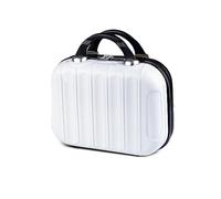 Balakaka Beauty Case da Viaggio Rigido 10L, 14 pollici Beauty Case Donna con Manico, Impermeabile ABS Trucchi Borsa per Cosmetici Può Essere Appeso ai Bagagli, Bianco naturale
