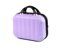 Balakaka Beauty Case da Viaggio Rigido 10L, 14 pollici Beauty Case Donna con Manico, Impermeabile ABS Trucchi Borsa per Cosmetici Può Essere Appeso ai Bagagli, Viola chiaro