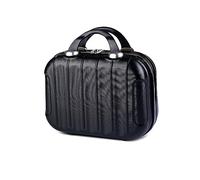 Balakaka Beauty Case da Viaggio Rigido 10L, 14 pollici Beauty Case Donna con Manico, Impermeabile ABS Trucchi Borsa per Cosmetici Può Essere Appeso ai Bagagli, Nero