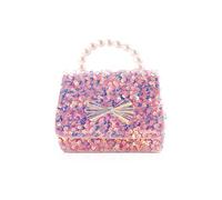 Balakaka Borsa a Tracolla Bambina Borsetta per Bambini Principessa Borsa a Tracolla Carino Piccola Borsa Tracolla Glitter Principessa Borsa Messenger con Fiocco per Bambini Bambine Ragazze