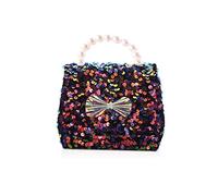 Balakaka Borsa a Tracolla Bambina Borsetta per Bambini Principessa Borsa a Tracolla Carino Piccola Borsa Tracolla Glitter Principessa Borsa Messenger con Fiocco per Bambini Bambine Ragazze