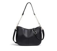 Balakaka Borsa a Tracolla Donna con Dettagli Metallici di Alta Qualità, PU Borse a Mano con Tracolla Regolabile e Cerniera Scorrevole, Borsa Multifunzionale per Donna 30 * 10 * 22 cm, Nero