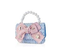 Balakaka Borsa a Tracolla per Bambina 2-7 Anni, Carino Paillettes Principessa Borsa con Arco e Perle, Borsa da Principessa per Feste Shopping Ragazze Regalo