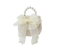 Balakaka Borsa a Tracolla per Bambina 2-7 Anni, Carino Paillettes Principessa Borsa con Arco e Perle, Borsa da Principessa per Feste Shopping Ragazze Regalo