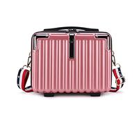 Balakaka Borsa Cosmetica Piccola Custodia Cosmetici Portatili per Il Trasporto di Viaggi Trucco Mini Bagagli Cosmetici Bagagli Cosmetici Donna Impermeabile Borsa In ABS con Manico,Chiusura a Cerniera,