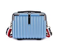 Balakaka Borsa Cosmetica Piccola Custodia Cosmetici Portatili per Il Trasporto di Viaggi Trucco Mini Bagagli Cosmetici Bagagli Cosmetici Donna Impermeabile Borsa In ABS con Manico,Chiusura a Cerniera,