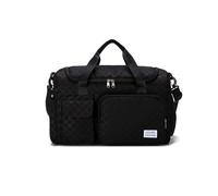 Balakaka Borsone da Viaggio Donna 31L, 46×23×30 cm Borsa Sportiva Tote Gym per Scarpe e Tasca Bagnata, Grande Capacità Impermeabile Borsone Palestra per Nuotare e Fare Shopping, Nero