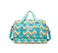 Balakaka Borsone da Viaggio Donna 42.5L, Grande Capacità Sportiva Tote Gym con Scarpe & Tasca Bagnata, Impermeabile Duffel con Cinghie per Trolley per Viaggi Sportivi Fitness, Verde
