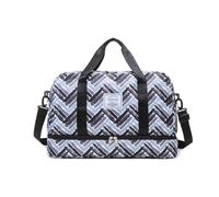 Balakaka Borsone da Viaggio Donna 42.5L, Grande Capacità Sportiva Tote Gym con Scarpe & Tasca Bagnata, Impermeabile Duffel con Cinghie per Trolley per Viaggi Sportivi Fitness, Nero