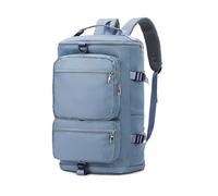Balakaka Borsone Palestra per Uomo Donna, 5 in 1 Borsa Sportivo con Porta Scarpe e Tasca Umida,Impermeabile Duffel Bag da Viaggio Sport Fitness Piscina,Cielo blu