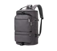 Balakaka Borsone Palestra per Uomo Donna, 5 in 1 Borsa Sportivo con Porta Scarpe e Tasca Umida,Impermeabile Duffel Bag da Viaggio Sport Fitness Piscina,Grigio