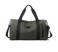 Balakaka Borsone Palestra Uomo Donna 24L, Borsa Sportivo con Porta Scarpe e Tasca Umida, Grande Capacità Borsone da Viaggio con Tracolla Removibile per Sport Viaggi, Verde scuro