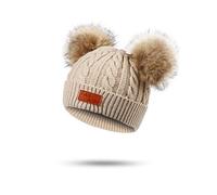 Balakaka Cappello Guanti Sciarpe Set Bambino Invernale, 3 in 1 Carino Caldo Berretto Lavorato in Maglia con Pompon, Morbido Caldi Guanti Cappelli Inverno per Bambina Bambini Ragazzo Ragazza 2-8 Anni