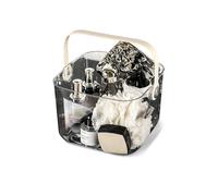 Balakaka Cestino per Doccia Portatile con Maniglia, Cesto Portaoggetti Con fori di Drenaggio, Gande Capacità Basic Cesto Portaoggetti per Bagno e Cucina