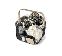 Balakaka Cestino per Doccia Portatile con Maniglia, Cesto Portaoggetti Con fori di Drenaggio, Gande Capacità Basic Cesto Portaoggetti per Bagno e Cucina
