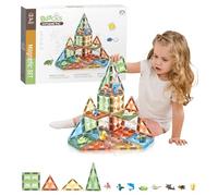 Balakaka Costruzioni Magnetici Mondo del mare 30 pezzi, Educativo Blocchi Magneti Set Magnetico Costruzioni Giochi, STEMS Creatività Montessori Educativi Regali per Bambini 3+ Anni