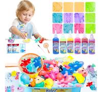 Balakaka Magic Water Elf con 6 Gel Colorati, Kit Creativo 3D Magic Gel con 12 Formine, Giocattolo Acquatico Fatto a Mano Regalo per Bambini 3+ Anni