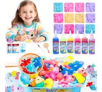 Balakaka Magic Water Elf con 6 Gel Colorati, Kit Creativo 3D Magic Gel con 12 Formine, Giocattolo Acquatico Fatto a Mano Regalo per Bambini 3+ Anni