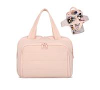 Balakaka Pochette Donna Trucchi 10L, Tasche Multiple Beauty Case da Viaggio Separazione Asciutto/Bagnato, Grande Impermeabile Makeup Bag per Ragazze, Rosa