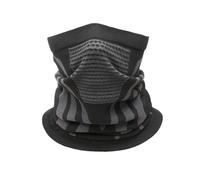Balakaka Scaldacollo Termico Invernale 40×22 cm, Scaldacollo Running Termico Uomo Donna Traspirante Antivento, Scaldacollo Invernale per Moto Ciclismo Sci Utilizzo Sportivo, Nero e grigio