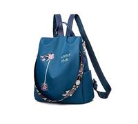 Balakaka Zaino Donna Antifurto 12 L, 2 in1 Impermeabile Zainetto Multifunzionale con Ricamo, Borsa Casual ed Moda per Viaggio Lavoro Shopping Scuola
