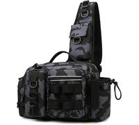 BALAMLB Borsa A Tracolla da Pesca, Zaino A Tracolla con Grande capacità, Custodia per Attrezzi da Pesca,Multifunzionale Esche Spalla All'aperto Borse Campeggio Impermeabili Borsa Pesca Impermeabile D