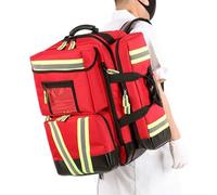 BALAMLB Kit di Primo Soccorso Vuoto Zaino Kit di Emergenza,Borsa da Medico,Impermeabile Resistente all'Usura Regolabile Traspirante Borsa di Soccorso per Viaggi,Casa, Auto, Luogo di Lavoro E Esterni