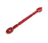 Balance Bar Moto Barra Trasversale Per Manubrio Da Motocicletta 1 Pezzo In Lega Di Alluminio Regolabile Telescopica 22 Mm Con Staffa Bilanciamento Per Moto Manubrio Motociclo(Red)