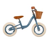 Balance Bike Bicicletta Senza Pedali 10" per Bambini Vintage Blu