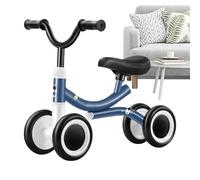 Balance Bike - Kids Four Wheel Beginner Stability Rider, Ultra-Light Indoor Push Along Learning Cycle for and 12-36 | Motor Coordination Starter Toy Home Activity Play Use
