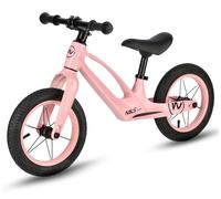 Balance bike per bambini rosa con ruote a luce Led