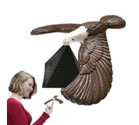 Balance Bird Toy - 17 x 13 cm Science Balance Toys for Desktop - Interactive Learning Funny Desktop Eagle, Educational Science Balanced Toy, Interactive Novelty Eagle Trick with Piramid