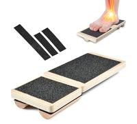 Balance Board a gamba singola, Antiscivolo Tavola Lequilibrio Piede In Legno,Trainer per Caviglia e Piede in Legno,Per L'allenamento Dell'equilibrio,lo Stretching Della Caviglia